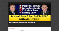 Desktop Screenshot of mpackrdiddlelaw.com